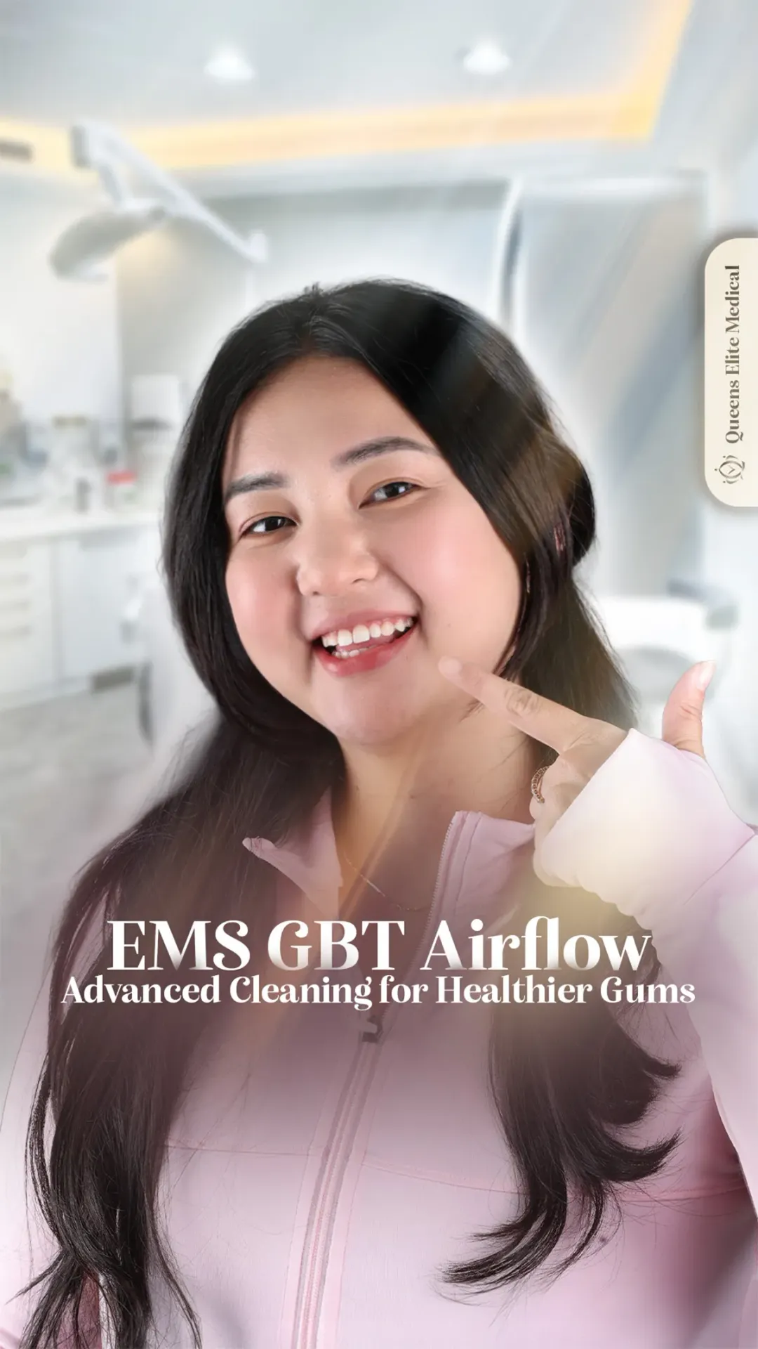 Guided Biofilm Therapy and EMS Airflow cleaning at Queens Elite
